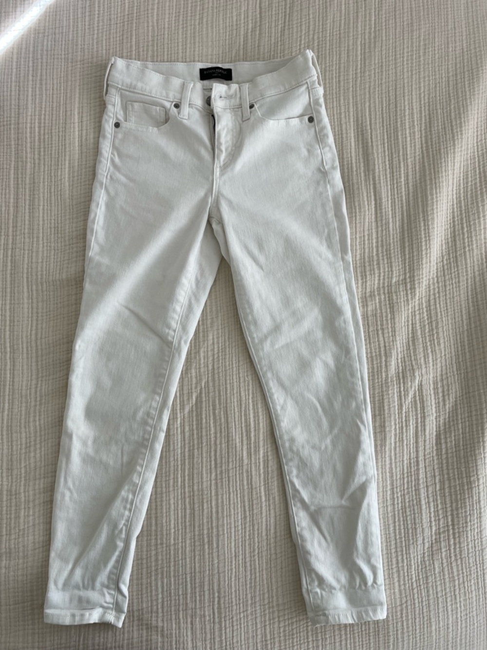Banana Republic White Skinny Jeans for Women